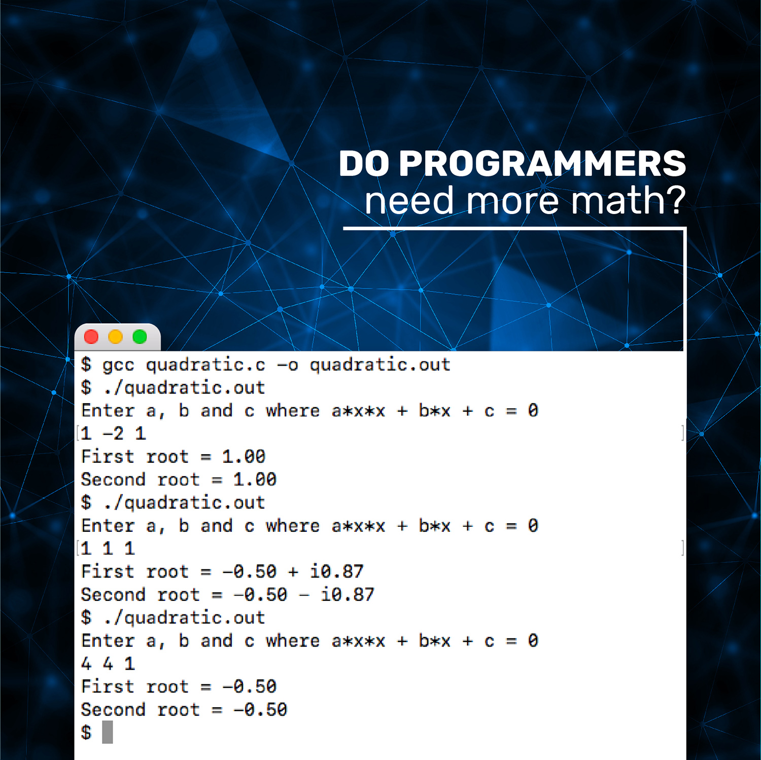Do Programmers need more Math?