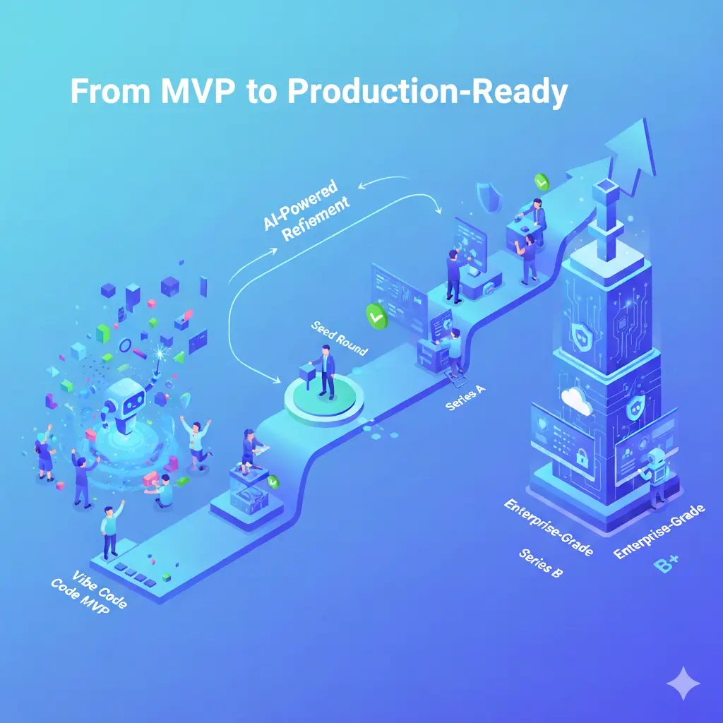 From Vibe Code to Enterprise-Grade: A Strategic Analysis of the AI-Powered MVP Lifecycle